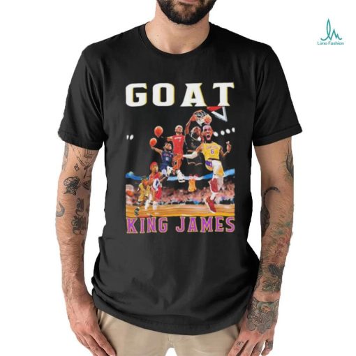 Lebron James Goat King James all season history shirt