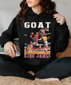 Lebron James Goat King James all season history shirt