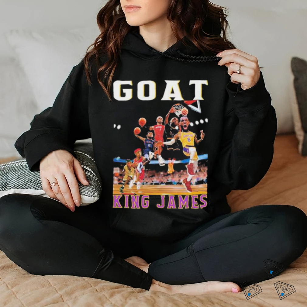 Lebron James Goat King James all season history shirt - Limotees