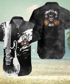 Live Free Or Die Guitar Hawaiian Shirt