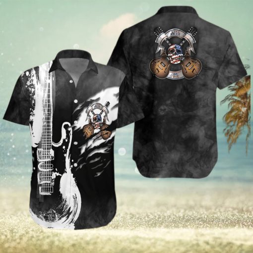 Live Free Or Die Guitar Hawaiian Shirt