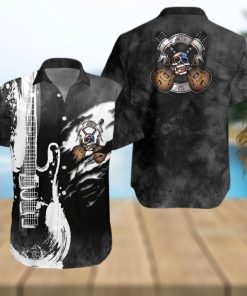 Live Free Or Die Guitar Hawaiian Shirt