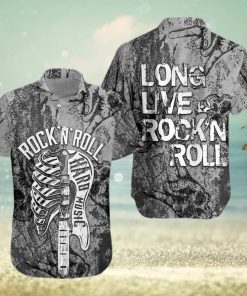 Long Live Rock_N Roll Guitar Unisex Hawaiian Shirt