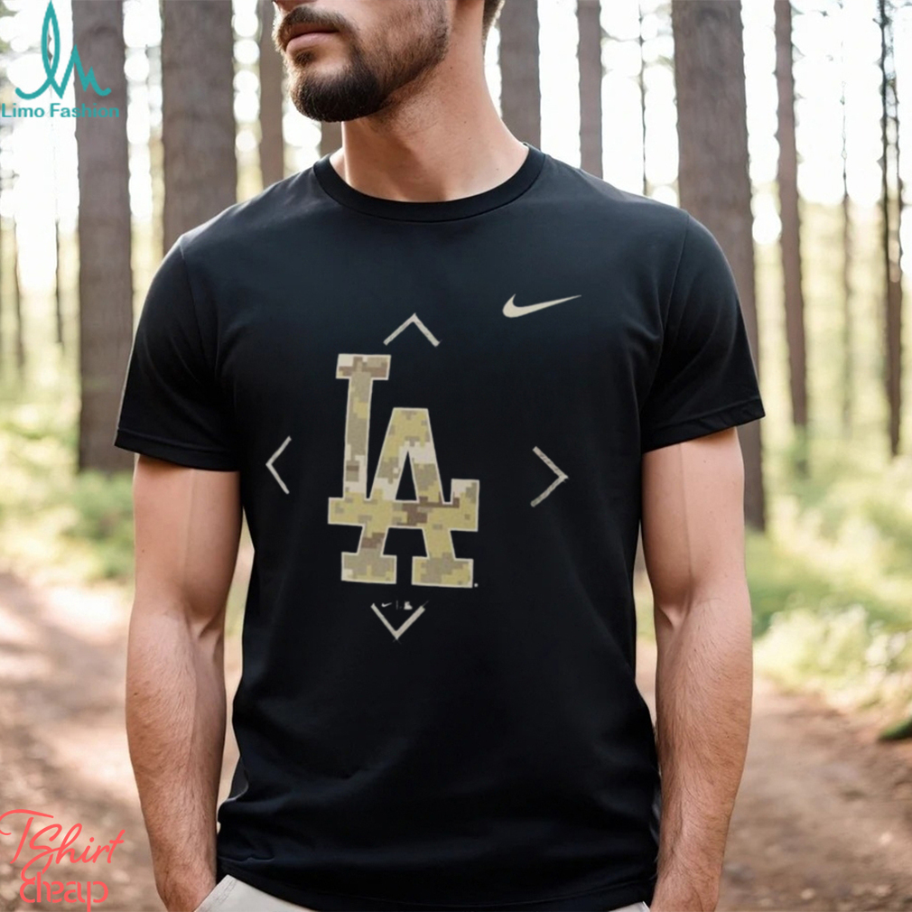 Official Los Angeles Dodgers Nike 2023 Camo Logo shirt - Limotees
