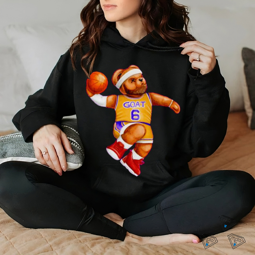 Los Angeles Lakers LeBron James GOAT bear Shirt - Bring Your Ideas