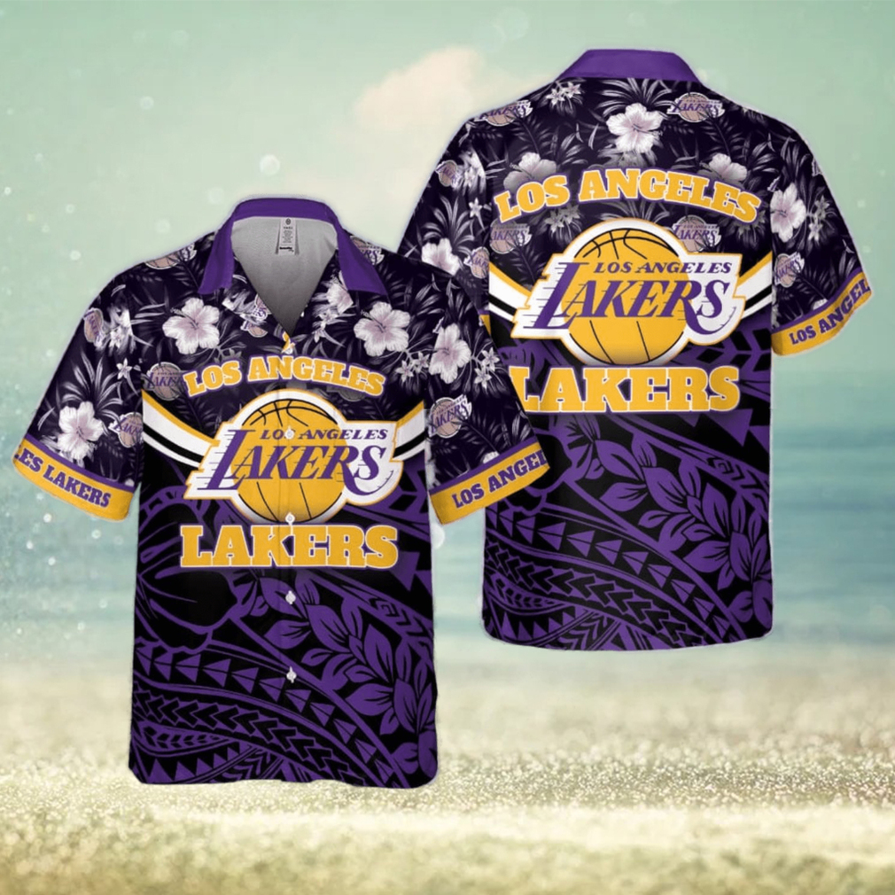 Los Angeles Lakers National National Basketball Association 2023 Polynesian  Pattern Hawaiian Shirt - Limotees