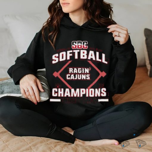 Louisiana Ragin’ Cajuns Blue 84 2023 Sun Belt Softball Regular Season Champions T Shirt