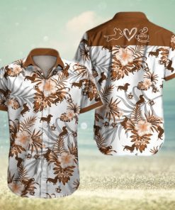 Love Dachshund Hawaiian Shirt