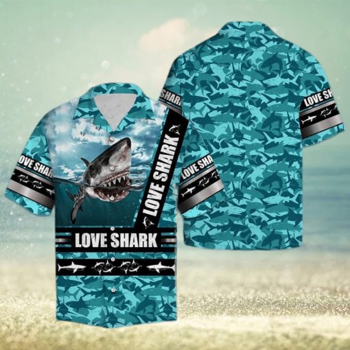 Love Shark Hawaiian Shirt