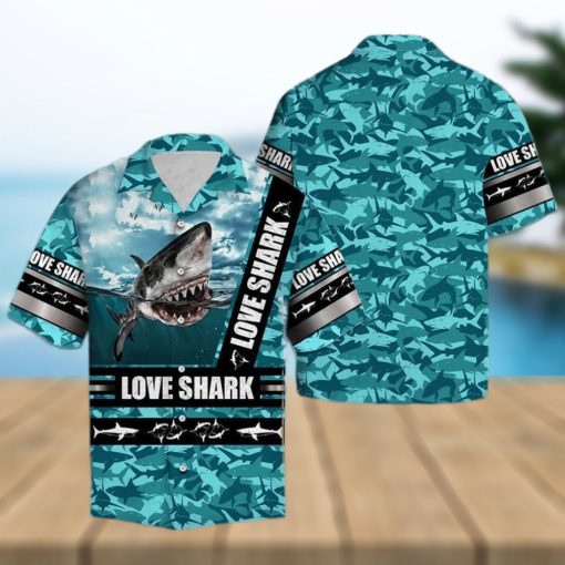 Love Shark Hawaiian Shirt