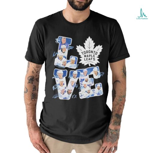 Love Toronto Maple Leafs Team Hockey Signatures Shirt