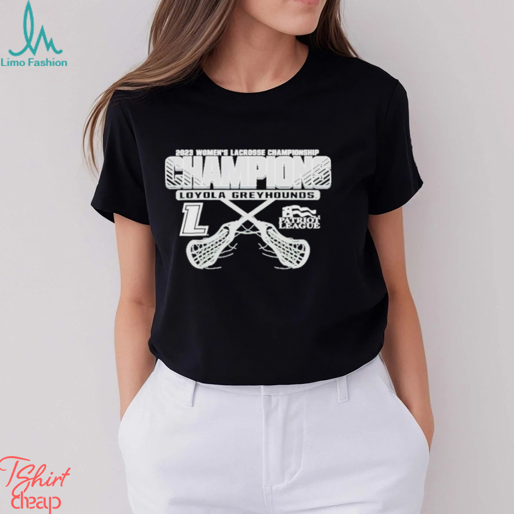 Loyola Greyhounds 2023 Patriot League Women’s Lacrosse Tournament Champions Shirt Loyola Greyhounds 2023 Patriot League Women’s Lacrosse Tournament Champions Shirt