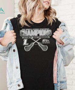 Loyola greyhounds blue 84 2023 patriot league women’s lacrosse tournament champions shirt