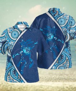 Lucario Paisley Pattern Design Hawaiian Shirt and Short