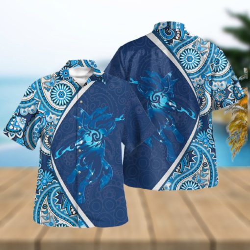 Lucario Paisley Pattern Design Hawaiian Shirt and Short