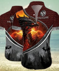 Magic Fire Dragon Hawaiian Shirt