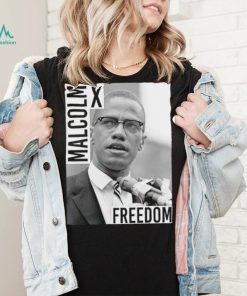 Malcolm X Freedom photo shirt