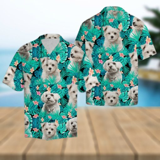 Maltese Hawaiian Shirt