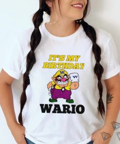 Mario Bros Wario it’s my Birthday game shirt