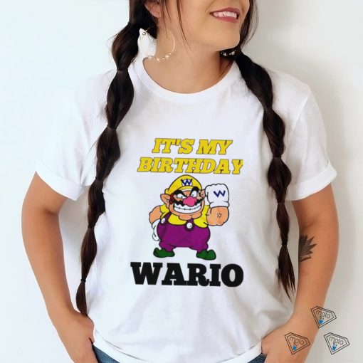 Mario Bros Wario it’s my Birthday game shirt
