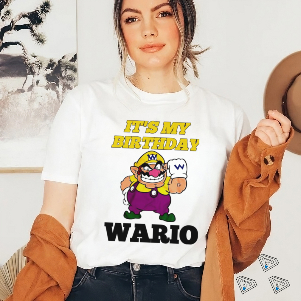 Mario Bros Wario it’s my Birthday game shirt Mario Bros Wario it’s my Birthday game shirt