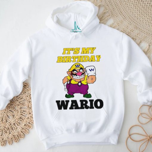 Mario Bros Wario it’s my Birthday game shirt