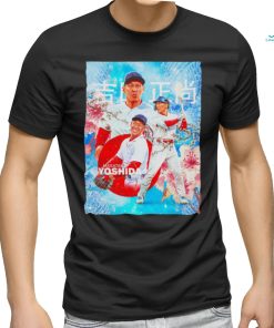 Masataka Yoshida Boston Red Sox in Bloom Japan photo shirt