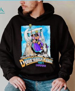 Matt Cardona with Dogs Death match King cartoon shirt
