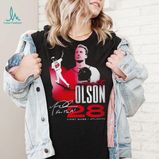 Matt Olson Atlanta Braves first base for the A signature shirt