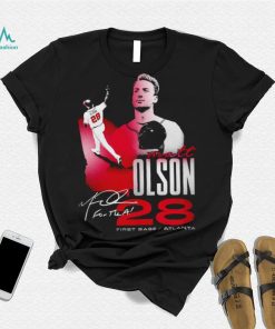 Matt Olson Atlanta Braves first base for the A signature shirt