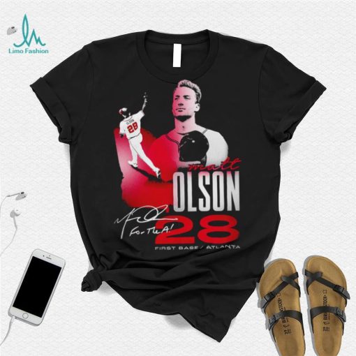 Matt Olson Atlanta Braves first base for the A signature shirt