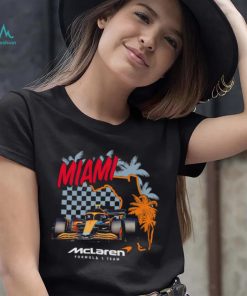 McLaren F1 Team 2023 F1 Miami Grand Prix logo shirt