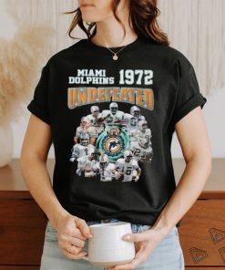 Miami Dolphins Twenty Fifth 1972 Anniversary Undefeated T Shirt