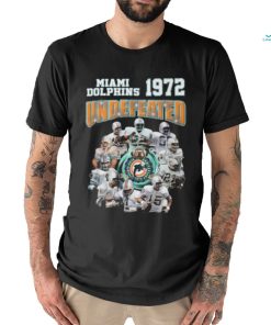 Miami Dolphins Twenty Fifth 1972 Anniversary Undefeated T Shirt