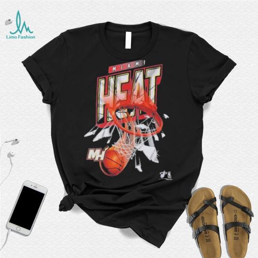 Miami Heat Nike Shattered Logo T Shirt