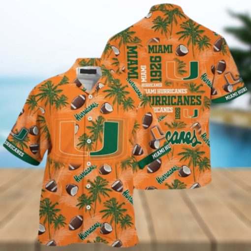 Miami Hurricanes For New Season 3D Hawaiian Shirt For Men And Women