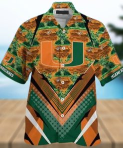 Miami Hurricanes Summer Hawaiian Shirt For Sports Fans This Season Gift For Fans 3d