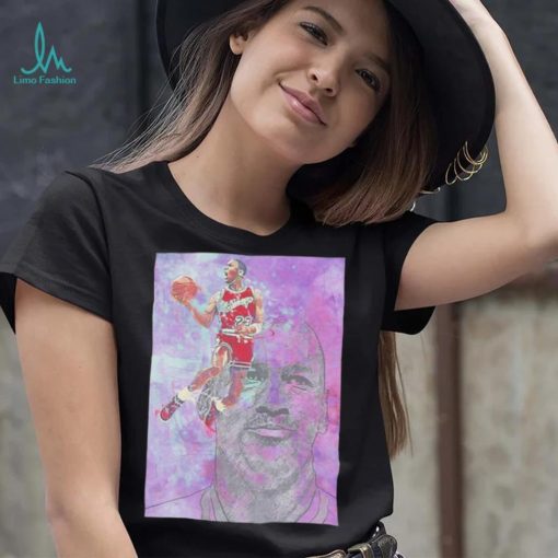 Michael Jordan Chicago Bulls NBA double expression vintage art shirt