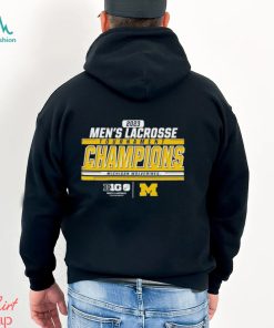 Michigan Wolverines 2023 Big Ten Men’s Lacrosse Tournament Champions Shirt