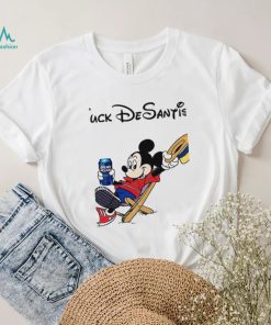Mickey Mouse with Bud Light beer fuck De Santis shirt
