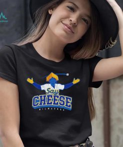 Milwaukee Brewers say Cheese art shirt