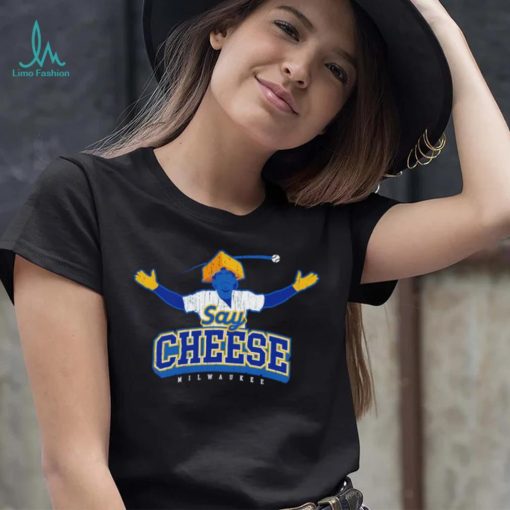 Milwaukee Brewers say Cheese art shirt