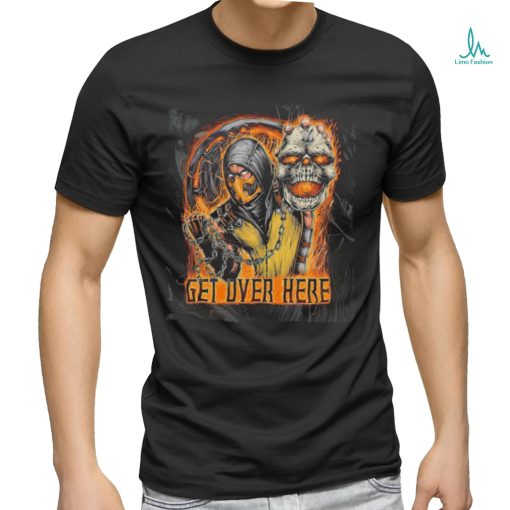 Mortal Kombat Scorpion get over here game shirt