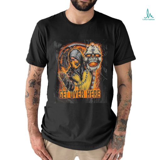 Mortal Kombat Scorpion get over here game shirt