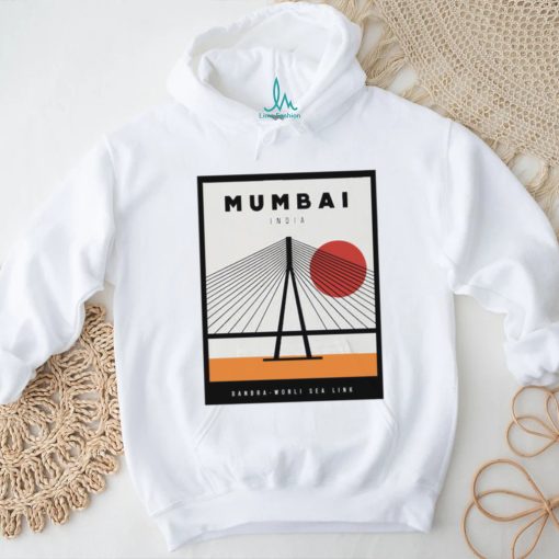 Mumbai India Bandra Worli Sea art shirt