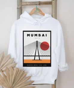 Mumbai India Bandra Worli Sea art shirt