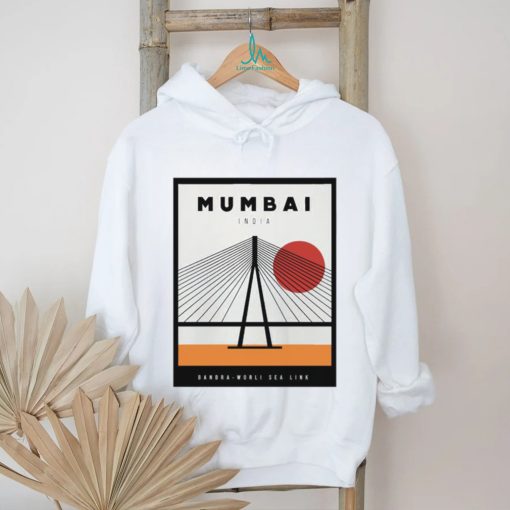 Mumbai India Bandra Worli Sea art shirt