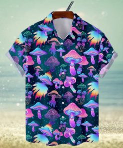 Mushroom Amazing Short Sleeve Aloha Hawaiian Shirt Summer Gift For Men And Women