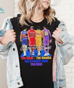 NBA Players The Goat The Mamba The 3 Point King, The King Signatures Shirt