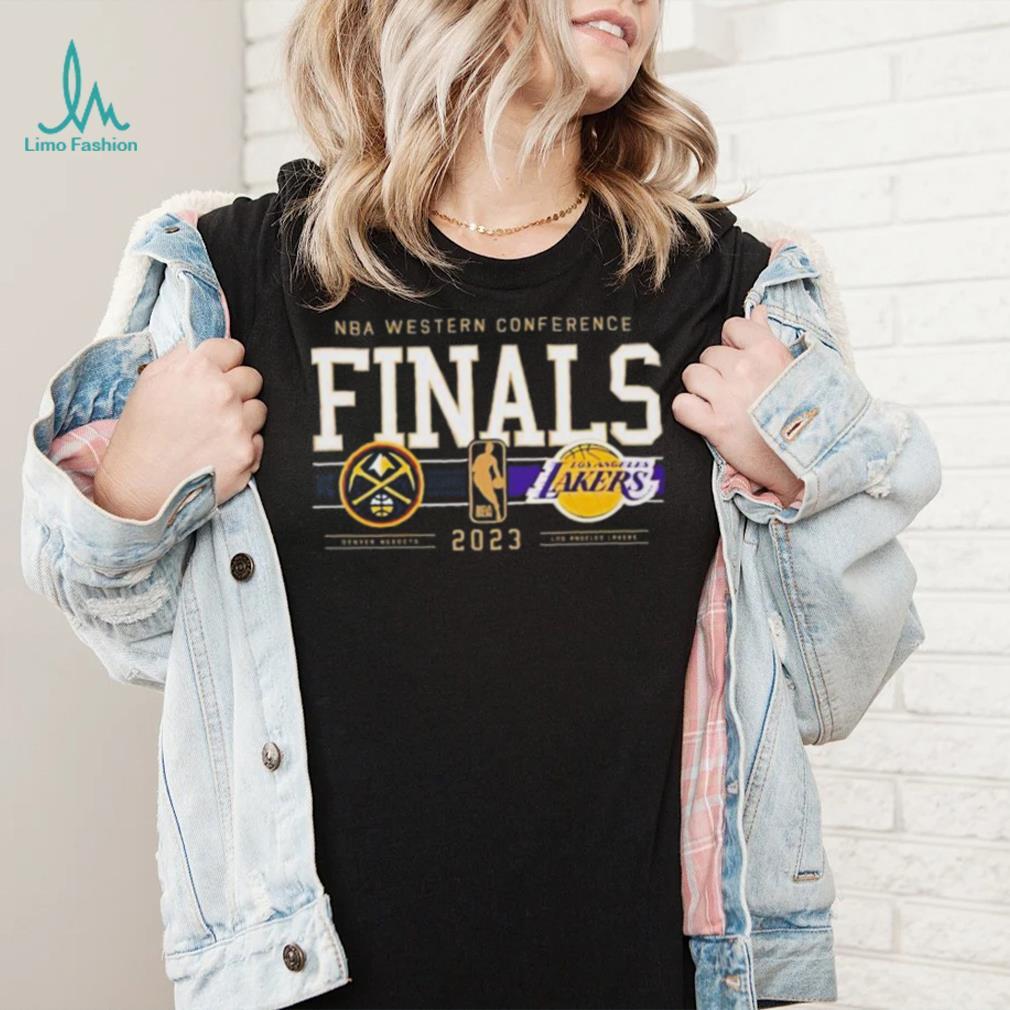 NBA WCF Los Angeles Lakers vs. Denver Nuggets 2023 Matchup Shirt NBA WCF Los Angeles Lakers vs. Denver Nuggets 2023 Matchup Shirt